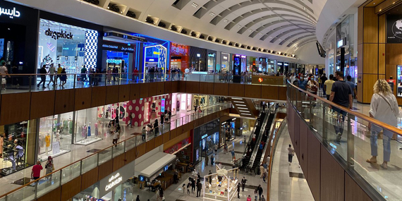 Wander around the enormous Dubai Mall