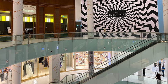 Wander around the enormous Dubai Mall