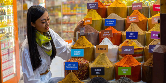 Practice your haggling skills at the Dubai souks