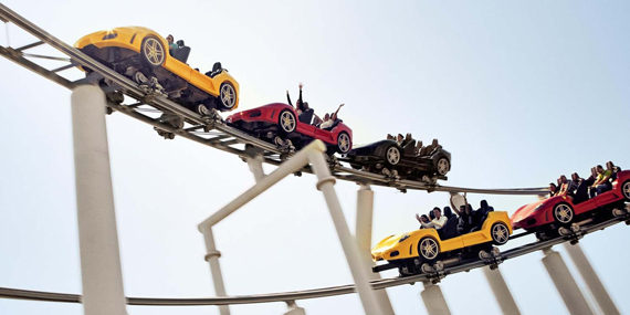Day trip to Ferrari World, home of the record-breaking roller coaster