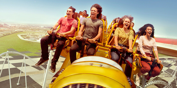 Day trip to Ferrari World, home of the record-breaking roller coaster