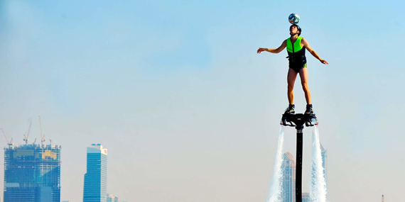 Learn the ropes of flyboarding