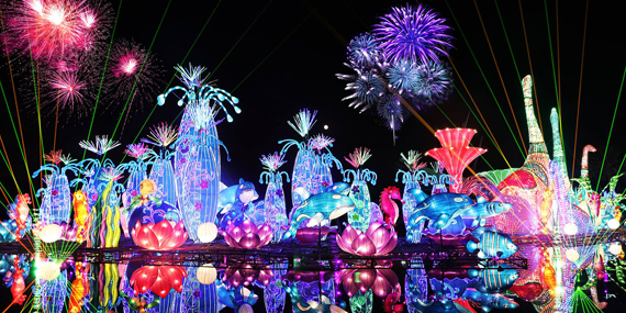 Illuminate the night at Dubai Garden Glow