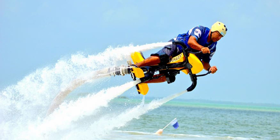 Try a new water sport: the Jetovator