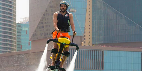 Try a new water sport: the Jetovator