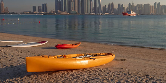 Kayak through Dubai’s waters