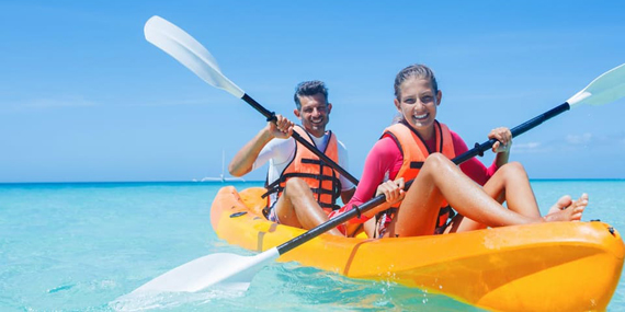 Kayak through Dubai’s waters