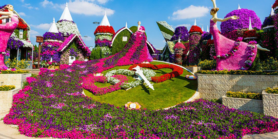 Snap amazing photos at the Dubai Miracle Garden