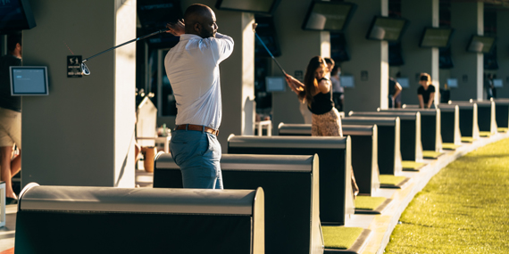 Practice your drive at Top Golf