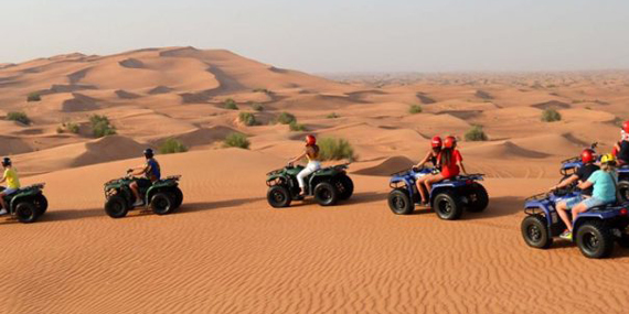 Explore the desert with a quad bike tour