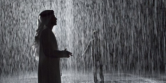 Walk through a storm in the Sharjah Art Foundation’s Rain Room