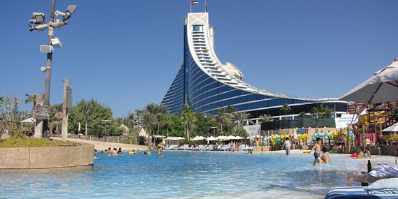 Ride the lazy river at Wild Wadi Water Park
