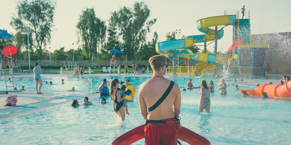 Ride the lazy river at Wild Wadi Water Park