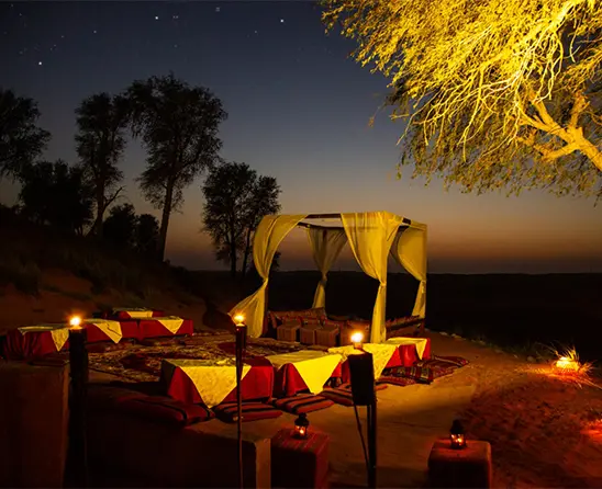 Romantic Desert Dinner