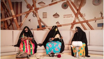 Qasr Al Hosn fort in Abu Dhabi with Emirati heritage craft demonstrations