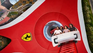 Ferrari World Abu Dhabi included in a private city tour