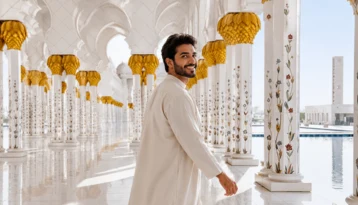 Private vehicle journey from Dubai to Abu Dhabi for a day tour