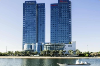 Exterior of Novotel Abu Dhabi Gate