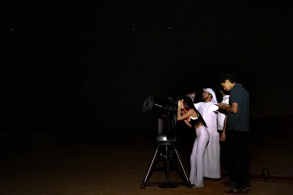 Mahmood Hasan hosting a VIP, delegation or corporate astronomy session