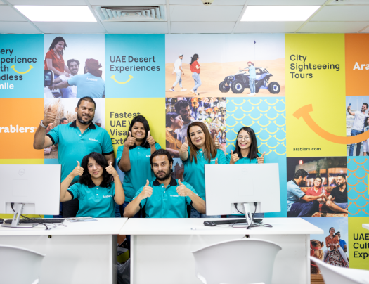 Arabiers Holidays customer support team