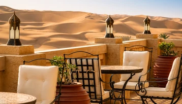 Qasr Al Sarab desert resort experience during a private Liwa day tour with lunch