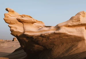 Al Wathba fossil dunes visited during the morning 4x4 tour