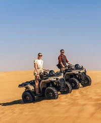 Quad biking in the Abu Dhabi desert for a three-day or longer itinerary