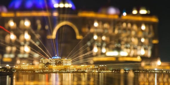 Emirates Palace’s Grand Ballroom& beach access to fireworks display