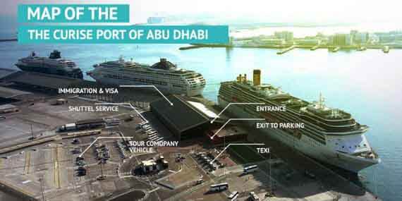 Quick guide to Map of Cruise terminal