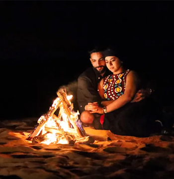 Private overnight desert tour by 4x4 with buggy ride in Abu Dhabi