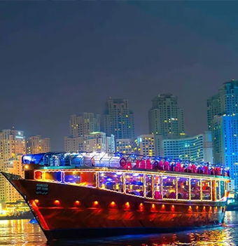 Dubai Marina Sightseeing Wooden Boat