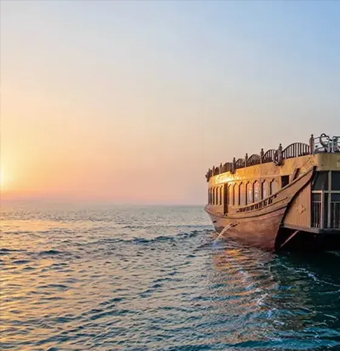 Dubai Marina Sunset Wooden Boat Tour
