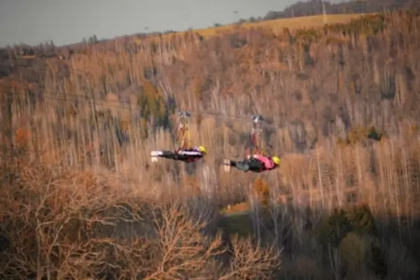 Jebel Jais Zipline Flight