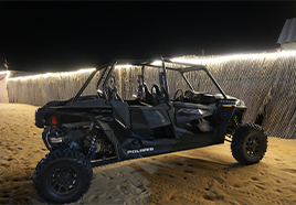 Private overnight desert tour by 4x4 with buggy ride in Abu Dhabi