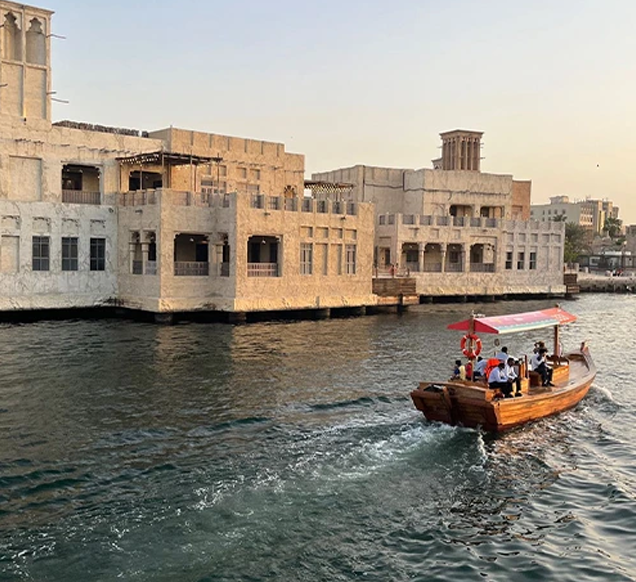 Dubai Creek Sightseeing Wooden Boat Tour