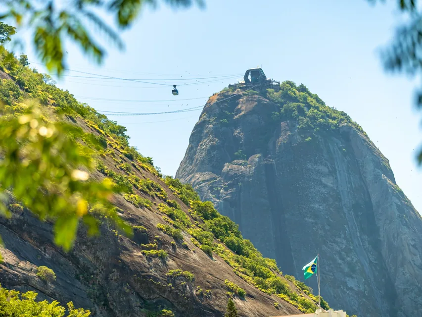 Sugarloaf Mountain cable car in Rio de Janeiro for travellers checking Brazil visa requirements from the UAE