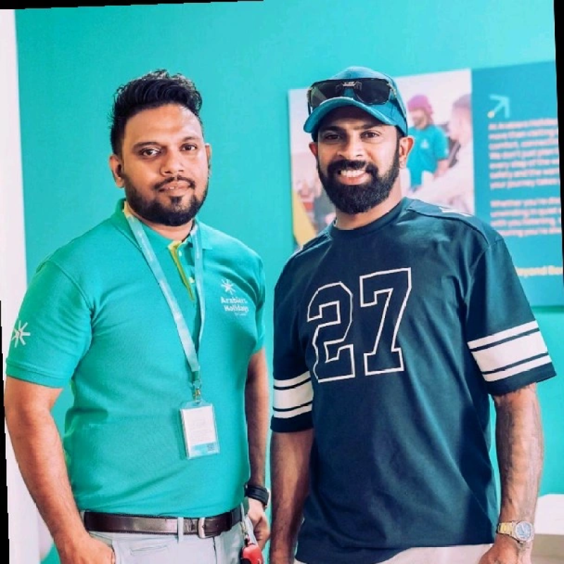 Rikas Hussain, Visa and Travel Manager at Arabiers Colombo
