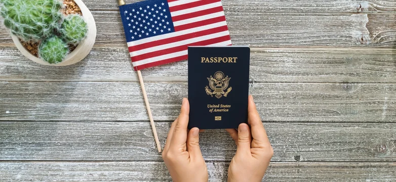 Diagram showing Visa Waiver passport holders need a US ESTA while other Dubai residents need a B1/B2 visa