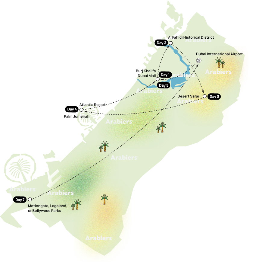 Dubai City Area