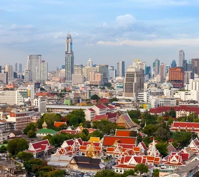 Bangkok city view featured in the Bangkok City Escape tour package