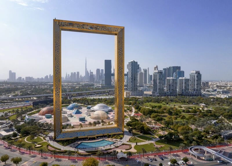dubai frame image